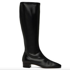 BY FAR Black Edie Tall Boots